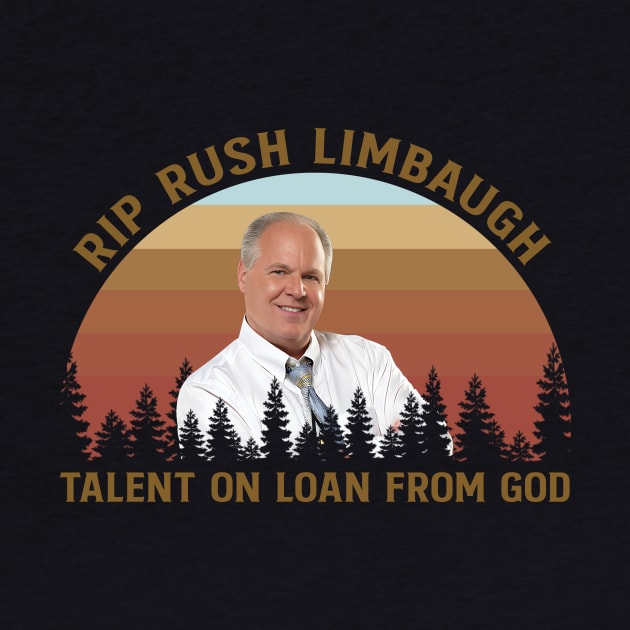 RIP RUSH LIMBAUGH Talent on loan from God by CelestialCharmCrafts